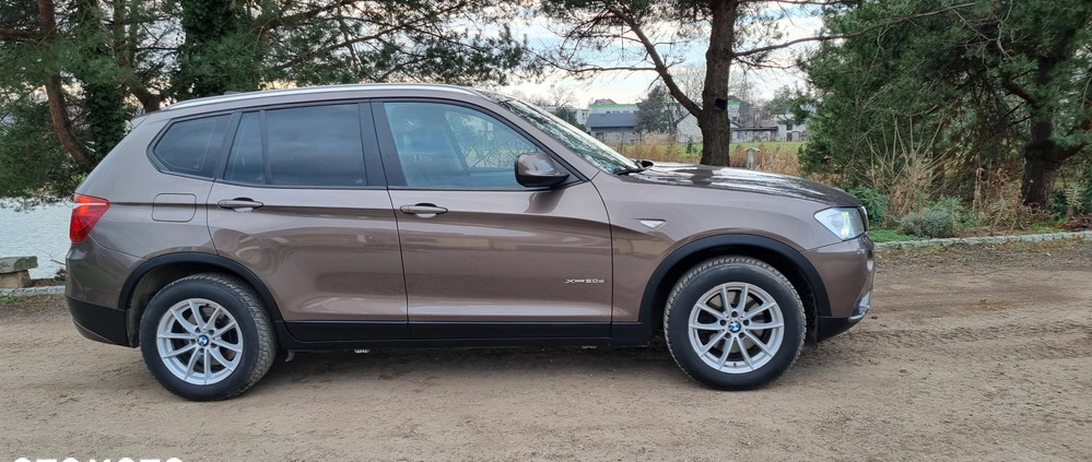 BMW X3 cena 57900 przebieg: 264000, rok produkcji 2012 z Pszczyna małe 92